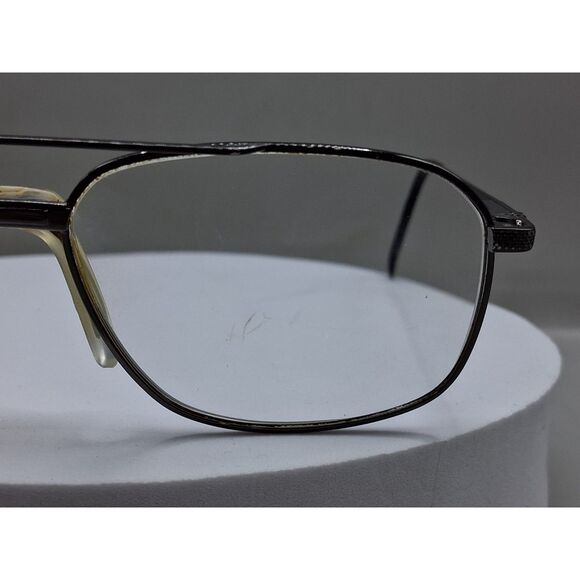 Vintage Zyloware Stetson 178 Square Full Frame Aviator 57-16-145 Eyeglasses - Picture 13 of 14